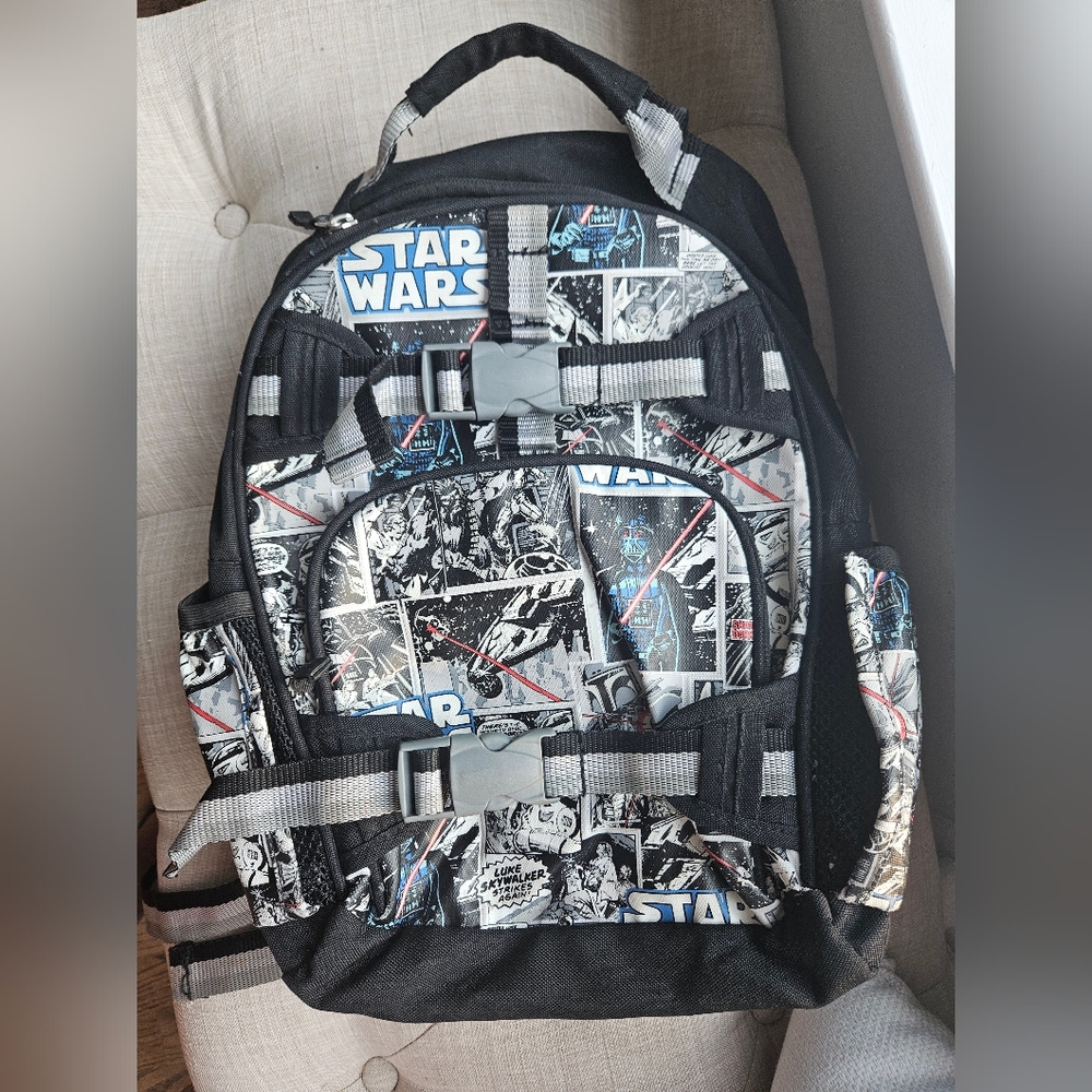 Pottery Barn Kids Star Wars Glow in the Dark Backpack